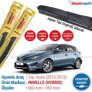 Toyota Auris Hybrid 2013-2015 Silecek Takımı