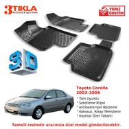 Toyota Corolla 2002-2006 3D Havuzlu Paspas