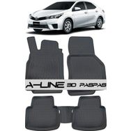 Toyota Corolla 2013-2018 Siyah 3D Havuzlu Paspas