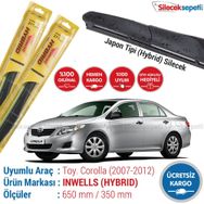 Toyota Corolla Hybrid 2007-2012 Silecek Takımı