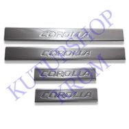 Toyota Corolla TK 2013 Üzeri Krom Kapı Eşiği