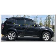 Toyota Rav 4 2006 Sonrası 4 Parça Paslanmaz Çelik Cam Çıtası