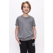 Trabzonspor Bisiklet Yaka Kare Desenli T-Shirt
