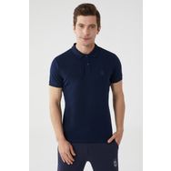 Trabzonspor Polo Yaka Basic Lacivert T-Shirt