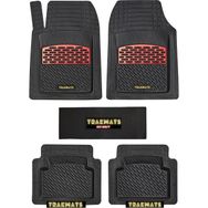 Trakmats Ford Fiesta HB 2006 Universal Lüks Kırmızı Oto Paspas