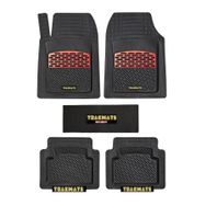 Trakmats Ford Fiesta HB 2011 Universal Lüks Kırmızı Oto Paspas