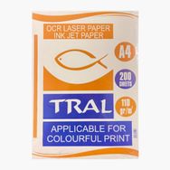 Tral Ocr A4 110 gr 200'lü Beyaz Fotokopi Kağıdı