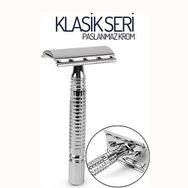 Transformacion 718636 Klasik Üstten Açmalı Paslanmaz Krom Tıraş Makinesi