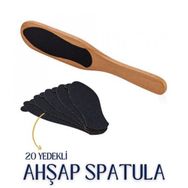 Transformacion 718995 20 Yedekli Ahşap Pedikür Spatulası