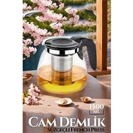 Transformacion 719021 1500 ml Süzgeçli French Press Cam Demlik