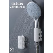 Transformacion 719998 Vantuzlu 2 Adet Duş Başlığı Tutucu