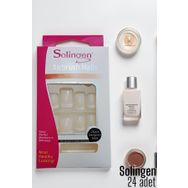 Transformacion 720366 Krem French 24 Adet Solingen Akrilik Tırnak