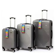 Travel Polo A1004 Antrasit 3'lü ABS Valiz Seti