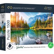 Trefl 26193 1500 Paket UFT Wanderlust: Alplerin Eteğinde Hintersee Gölü Almanya Puzzle