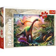 Trefl Dinozor Dünyası 100 Parça 5 Yaş ve Üzeri Puzzle