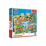 Trefl Holiday Paw Patrol 4in1 35+48+54+70 Parça Puzzle