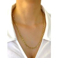Trend Figaro Zincir 55 cm Uzunluk 14 Ayar Altın Kolye