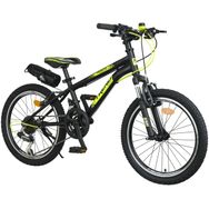Trendbisiklet Cross Country 20’’ Çift Kat Alüminyum Jant Önden Amortisörlü, 21 Micro Shift Vites Siyah - Neon Sarı Erkek Çocuk Bisikleti
