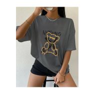 Trendseninle Nothing Else Füme Oversize Kadın T-shirt