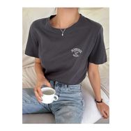 Trendseninle Sunshine Baskılı Füme Oversize Kadın T-shirt
