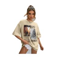 Trendseninle Urban Vizon Baskılı Kadın T-shirt