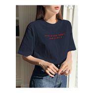 Trendseninle Zero In Your Target Baskılı Laci Oversize Kadın T-shirt