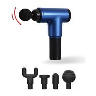 Trendypazar 4 Başlıklı 6 Seviye Hız Ayarlı Vurmalı Kas Yoğurmalı Titreşimli Masaj Tabancası Aleti