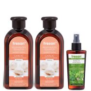 Tresan 2x300 ml Sarımsaklı Şampuan + Kayın Ağacı Özlü 125 ml Saç Toniği