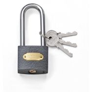 Tri-Crcle Döküm Gri 50 mm Uzun Asma Kilit