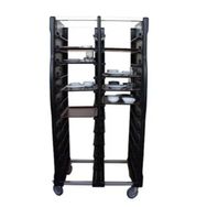 Tribeca TTA-3753 Çift Sıra 2x12 Adet 37x53 cm Tepsi Tepsi Taşıma Arabası