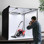 Triline 80x80 cm Profesyonel Stüdyo Led Işıklı Ürün Fotoğraf Çekim Çadırı