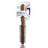Trina 0052 Ahşap Sap Yuvarlak Erkek Saç Fırçası