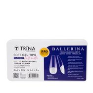 Trina TRNNAIL0021 Yarı Mat Soft Jel Ballerina 550 Adet Takma Tırnak