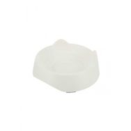 Trixie 0.25 lt 17 cm Beyaz Kedi Kafası Şeklinde Melamin Kedi Mama ve Su Kabı