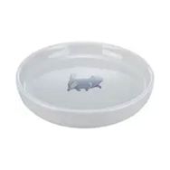 Trixie 0.6 lt 23 cm Gri Kedi Seramik Mama Kabı