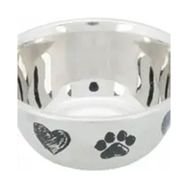 Trixie 13 cm 500 ml Kedi ve Köpekler için Paslanmaz Çelik Mama ve Su Kabı