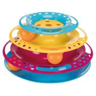 Trixie 25x13 cm Plastik 3 Katlı ve Toplu Kedi Oyuncağı