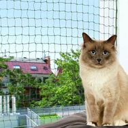 Trixie 4x3 m Yeşil Kedi Balkon Koruma Ağı