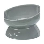 Trixie Gri 17 cm 0.35 lt Büyük Kedi Seramik Mama ve Su Kabı