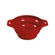 Trixie Kırmızı Katlanabilir 22 cm 2 lt Silikon Köpek Mama Su Kabı