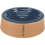 Trixie Koyu Mavi Bej 0.5 lt 20 cm Seramik Köpek Mama ve Su Kabı