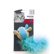 Trixie M-Pets Fare Şekilli Tüylü Keten 17x7x4 cm Sarı Kedi Oyuncağı