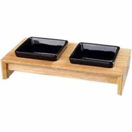 Trixie Mama Su Kabı Seti, 2x0,2lt, 28X5X15 cm - Ahşap