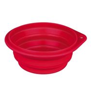 Trixie Mavi Katlanabilir 22 cm 2 lt Silikon Köpek Mama Su Kabı