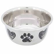 Trixie Paslanmaz Çelik 0.5 ml 13 cm Kedi ve Köpek Mama ve Su Kabı