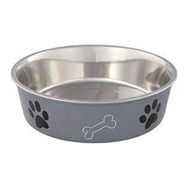 Trixie Paslanmaz Çelik 1.4 lt 21 cm Kahve Köpek Mama Su Kabı