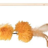 Trixie Peluş Pompom Toplu Valerianlı 40 cm Kedi Oltası ve Oyuncağı