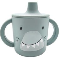 Trixie Silikon Alıştırma Suluğu Mr.shark - Mavi