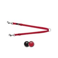 Trixie XS-M 40-70 cm Kırmızı İki Köpek Gezdirme Tasması