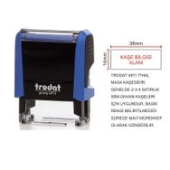 Trodat 4911 38x14mm Mavi Kaşe